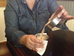 Lets have some chai  - coffee in this case to celebrate